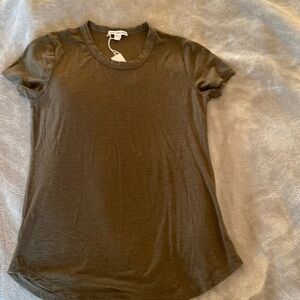 James Perse Olive Green T Shirt Cotton Modal Size 1 Small NWT